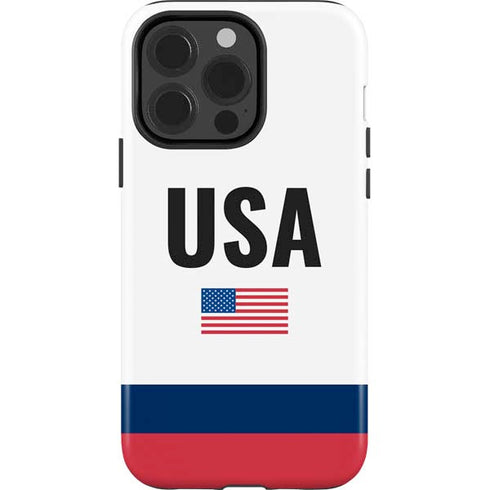 USA American Flag iPhone 15 Pro Impact Case